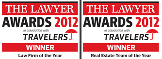 Law Firm and Real Esate Team of the year Lawyer Awards 2012
